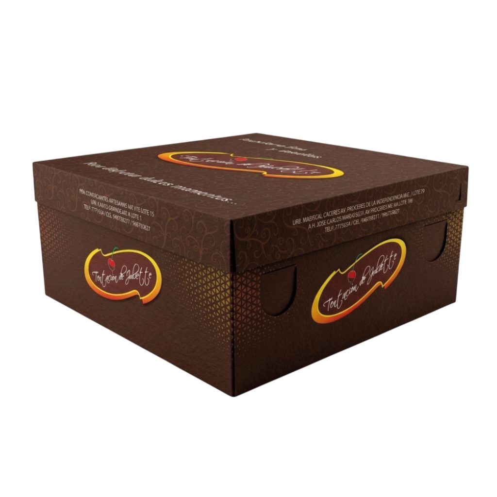Caja y tapa perzonalizada